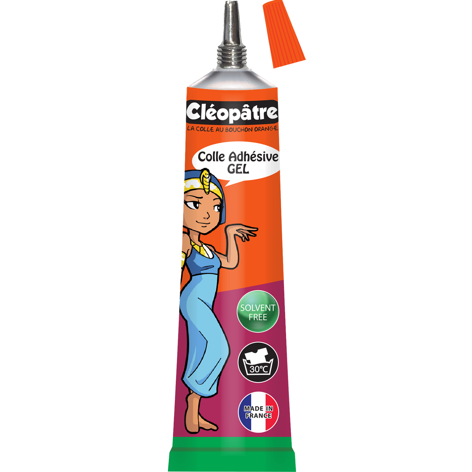 Colle écolier Cléopâtre en tube alu de 30 gr