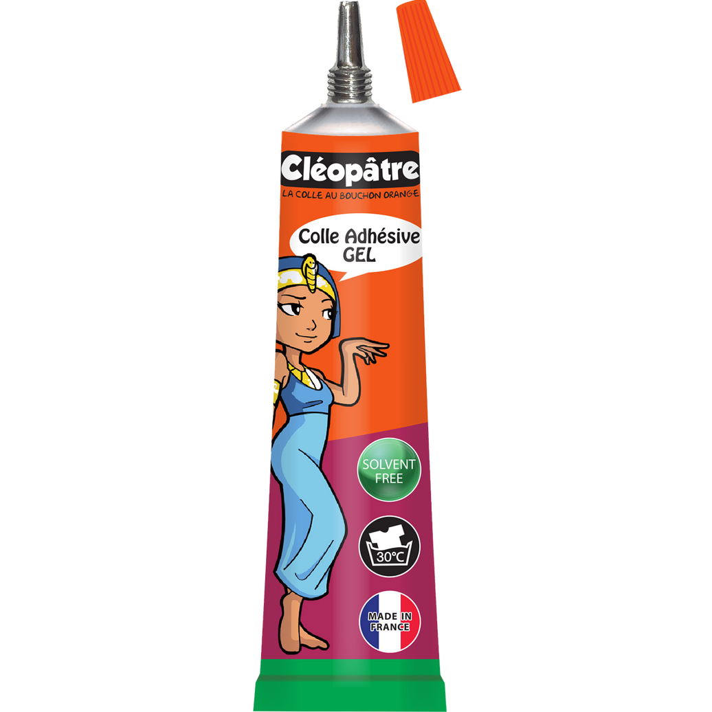 Colle écolier Cléopâtre en tube alu de 30 gr