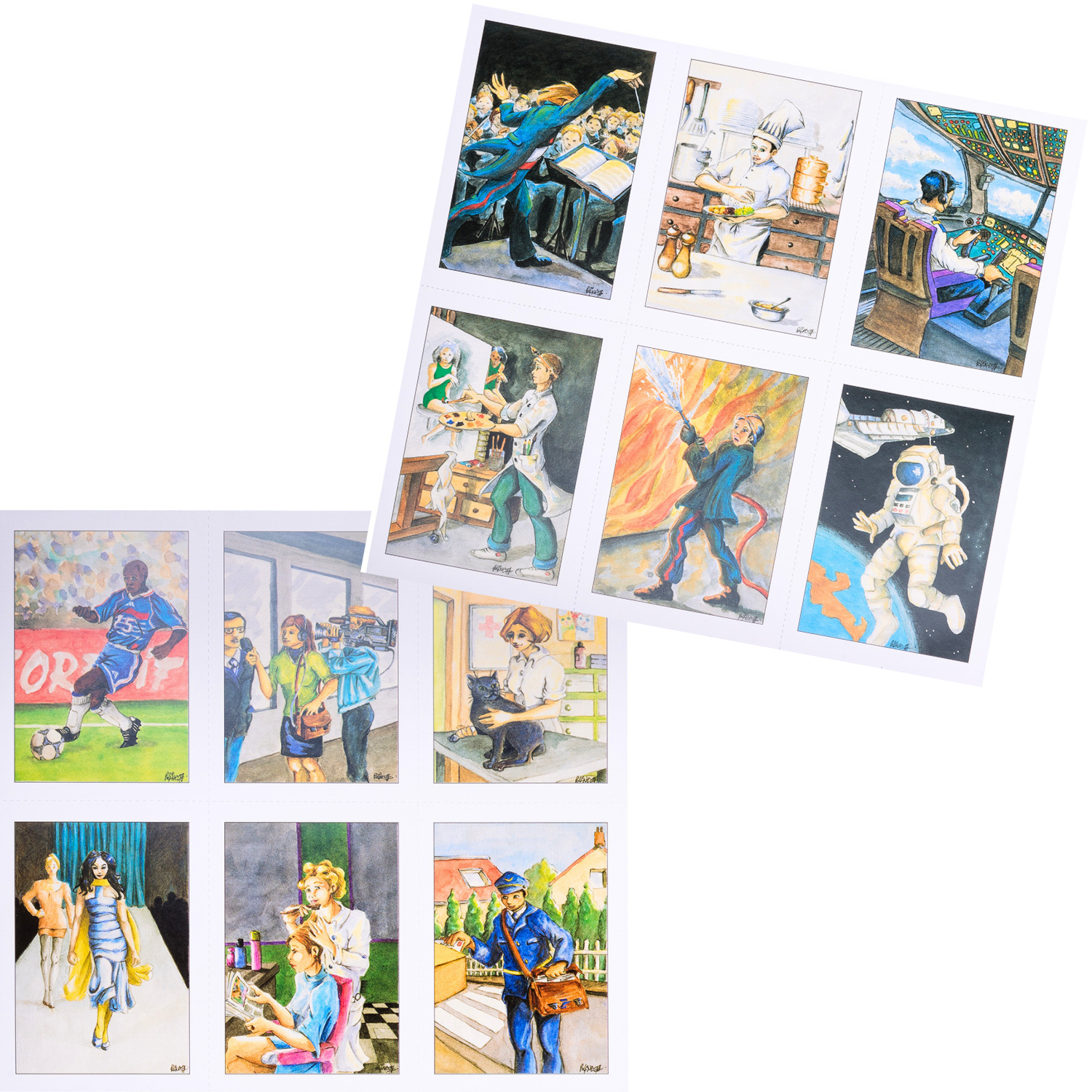 Lot de 96 images bons points