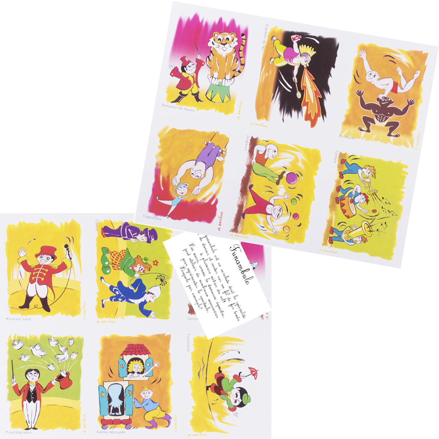 Lot de 96 images bons points