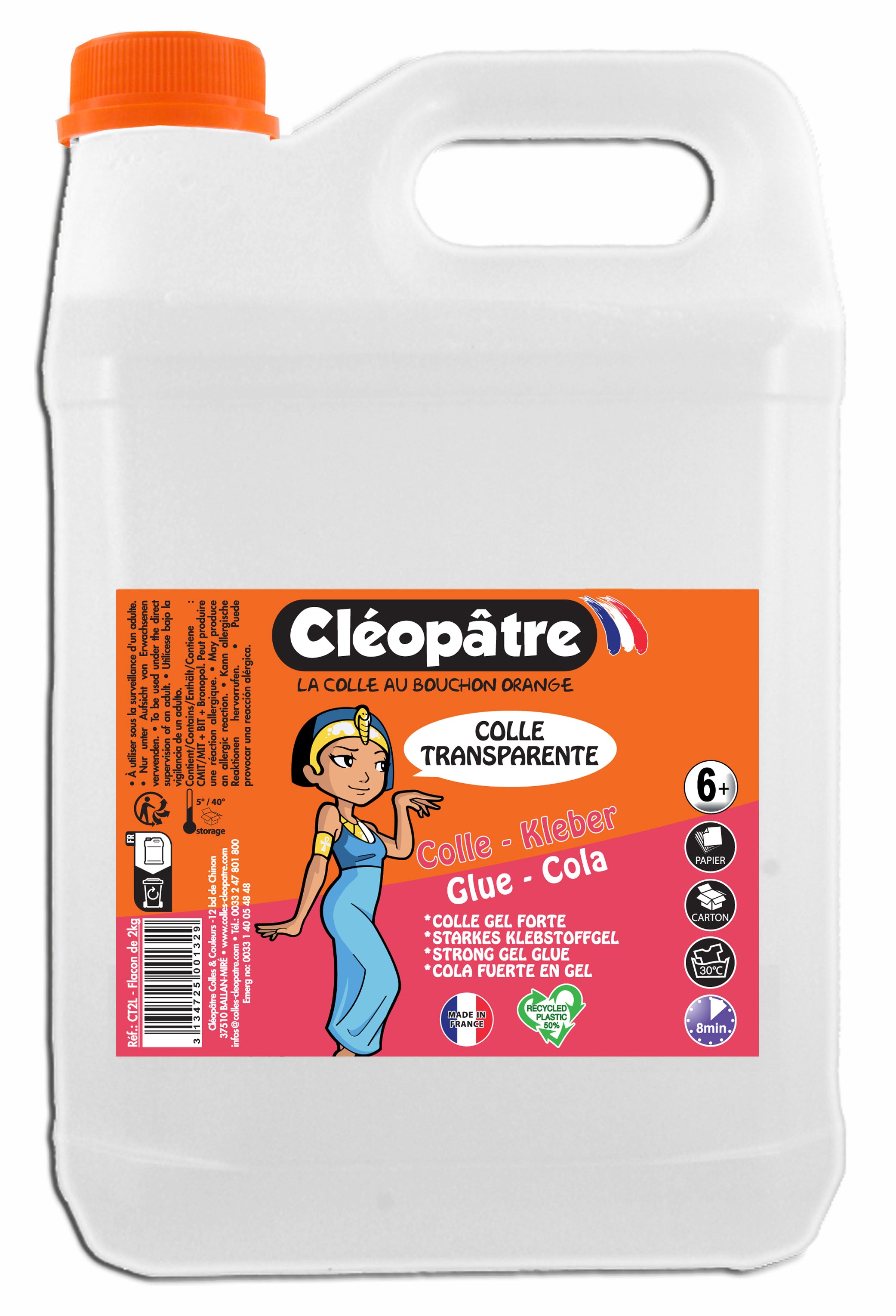 Colle transparente