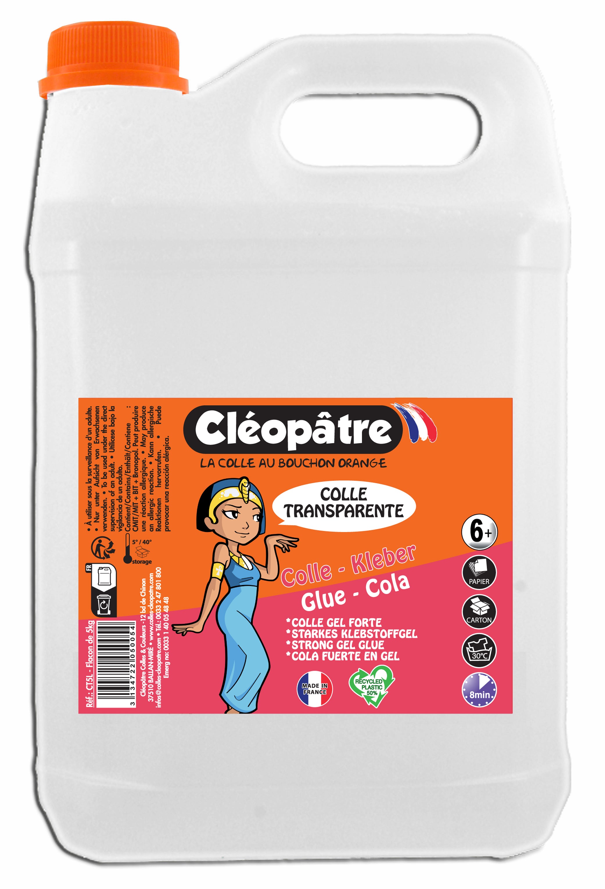 Colle transparente