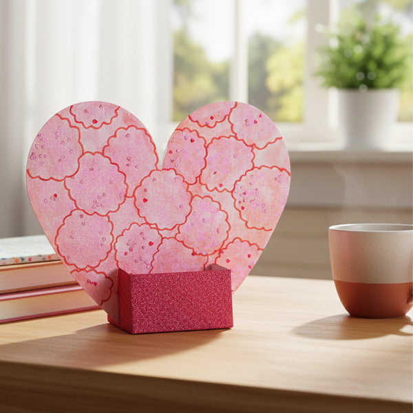 Tuto support de téléphone "Amour aquarelle"