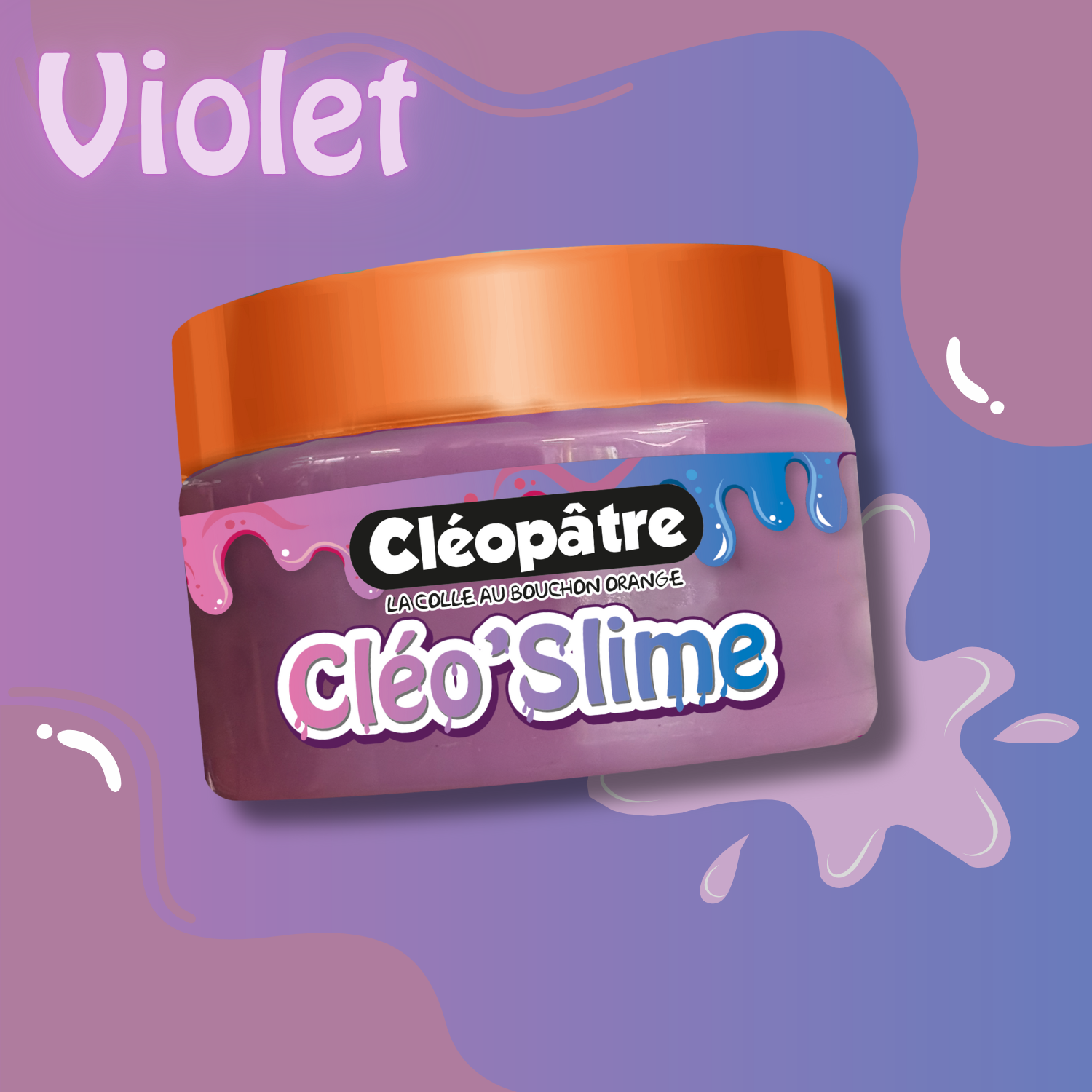 Cléo'Slime display de 6 pots de 120g de Slime