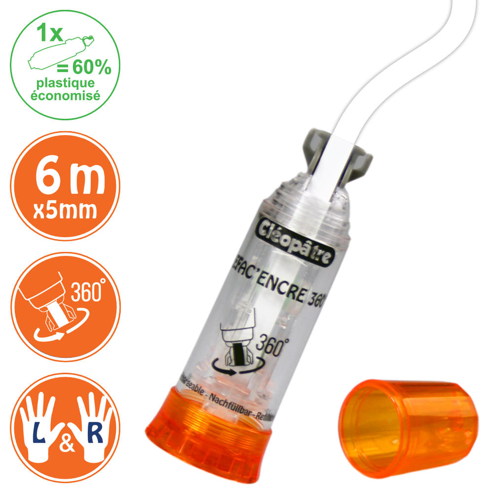 Effac'Encre 360Â° tête rotative Correction Blanc