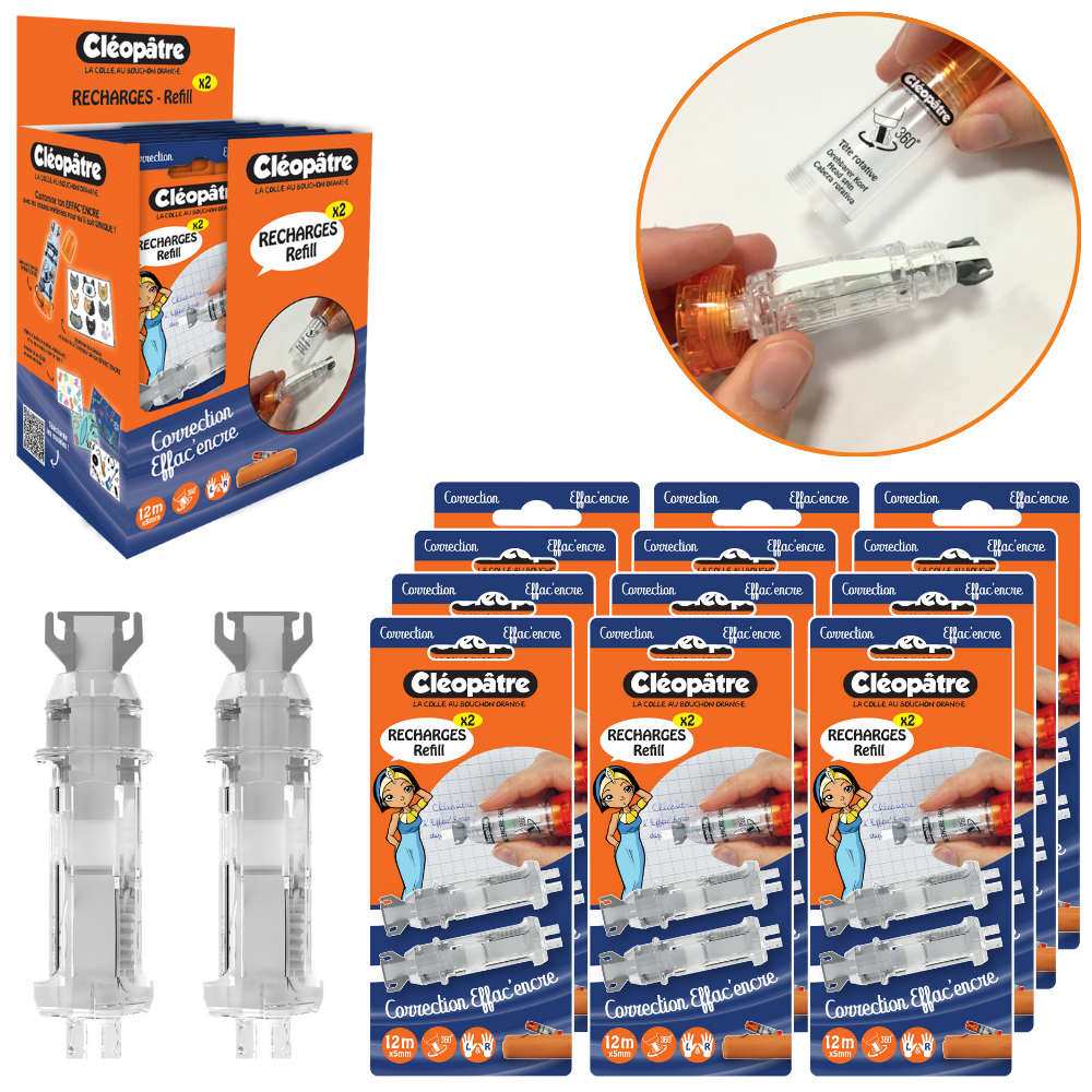 Recharges Refill pour Effac'Encre 360Â°