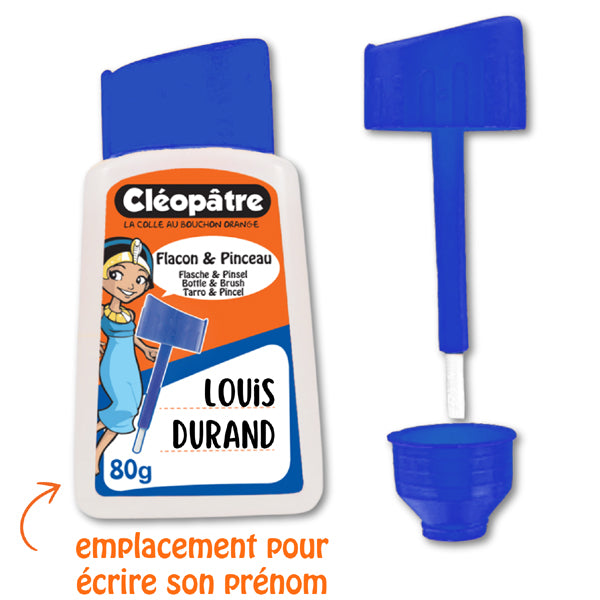 Pot vide de 80 ml avec pinceau incorporé
