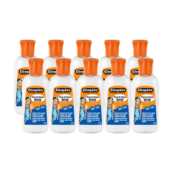 Lot de 10 flacons vides capacité 100gr