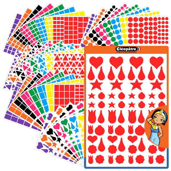 Gommettes multiformes