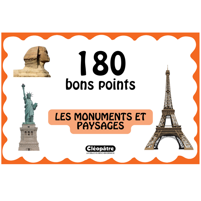 Lot de 180 grandes images bons points