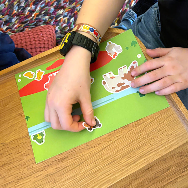 16 gommettes No Pack animaux de la montagne et de la campagne