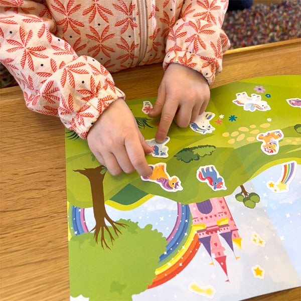 18 gommettes No Pack Licornes