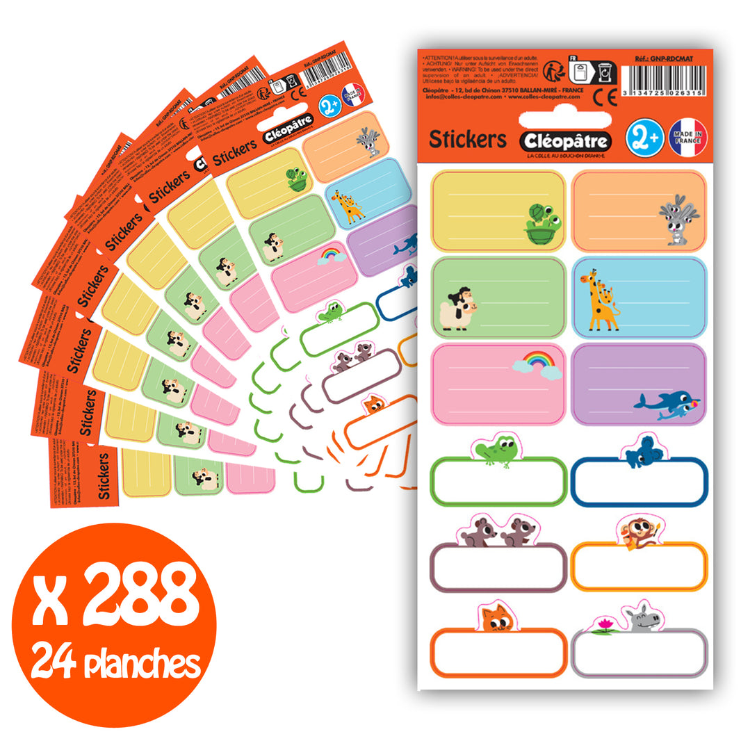 Étiquettes No Pack Maternelle