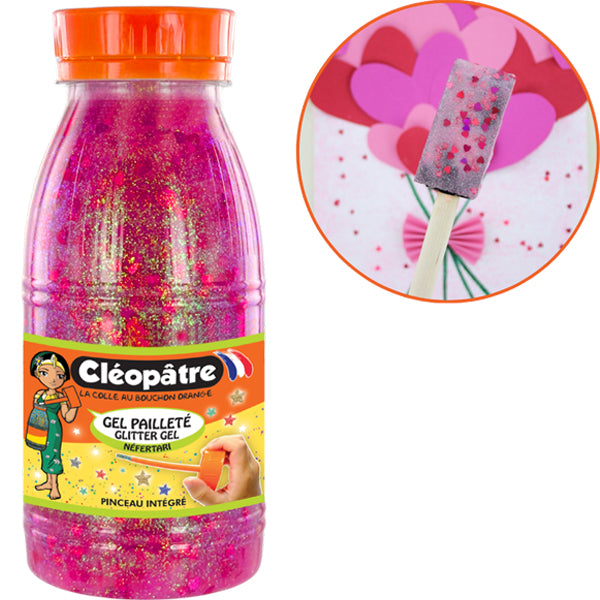 Gel Pailleté Cœur en 250 ml