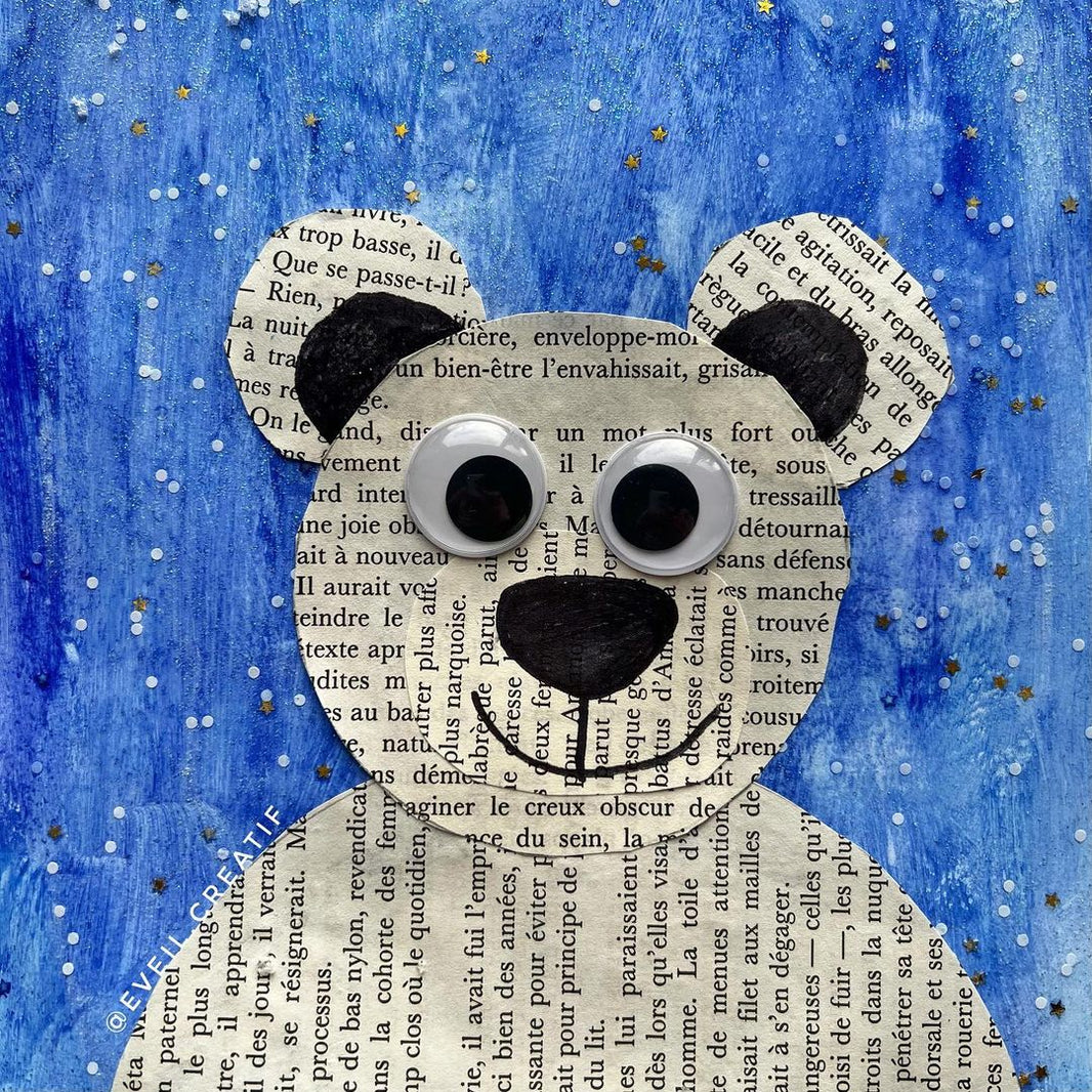 Lot de 4 Gels Pailletés Décors 250 ml (Neige, Coeur, Prairie, Night)