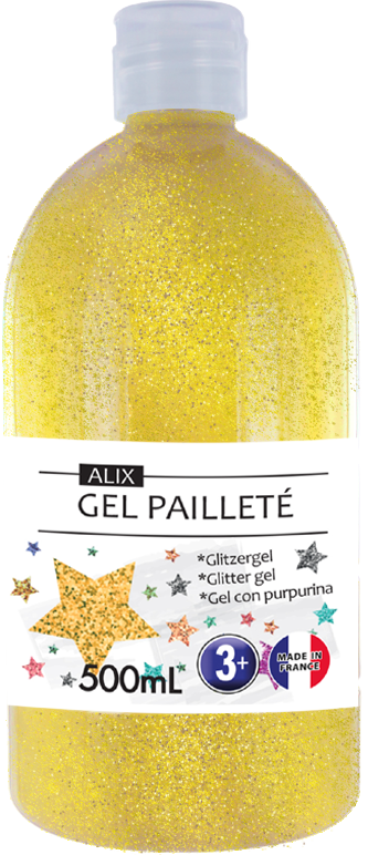 Gel Pailleté Métallisé ALIX en 500ml
