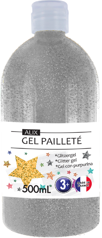 Gel Pailleté Métallisé ALIX en 500ml