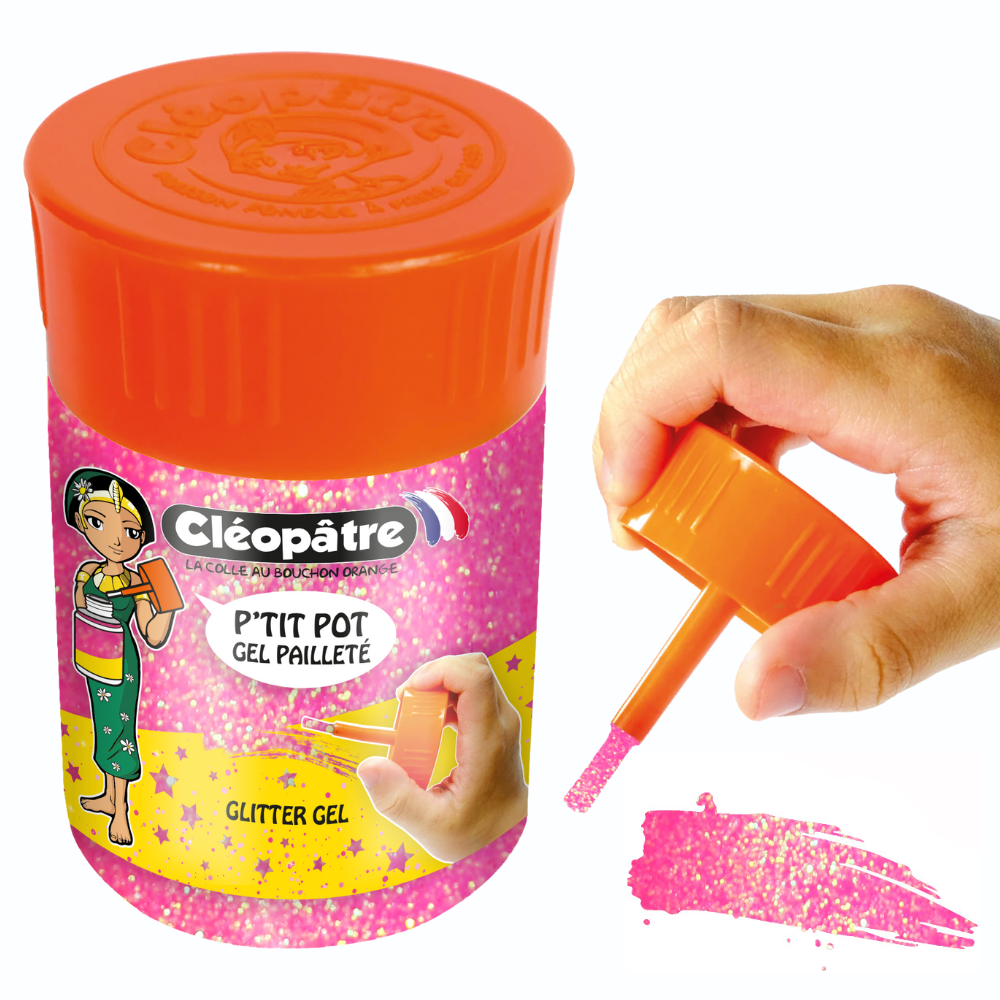 Petit pot de Gel Pailleté Néon 50ml