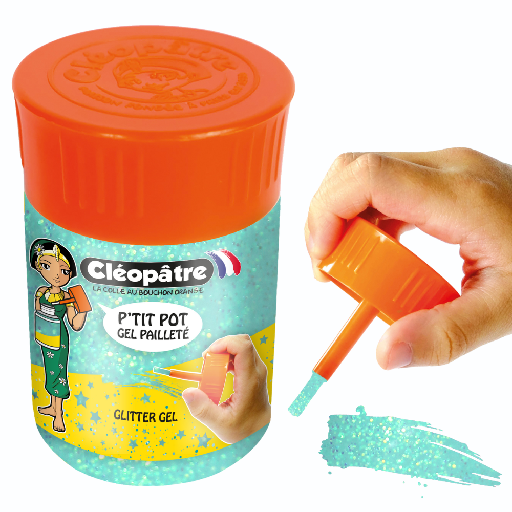Petit pot de Gel Pailleté Néon 50ml