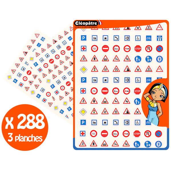 Gommettes code de la route