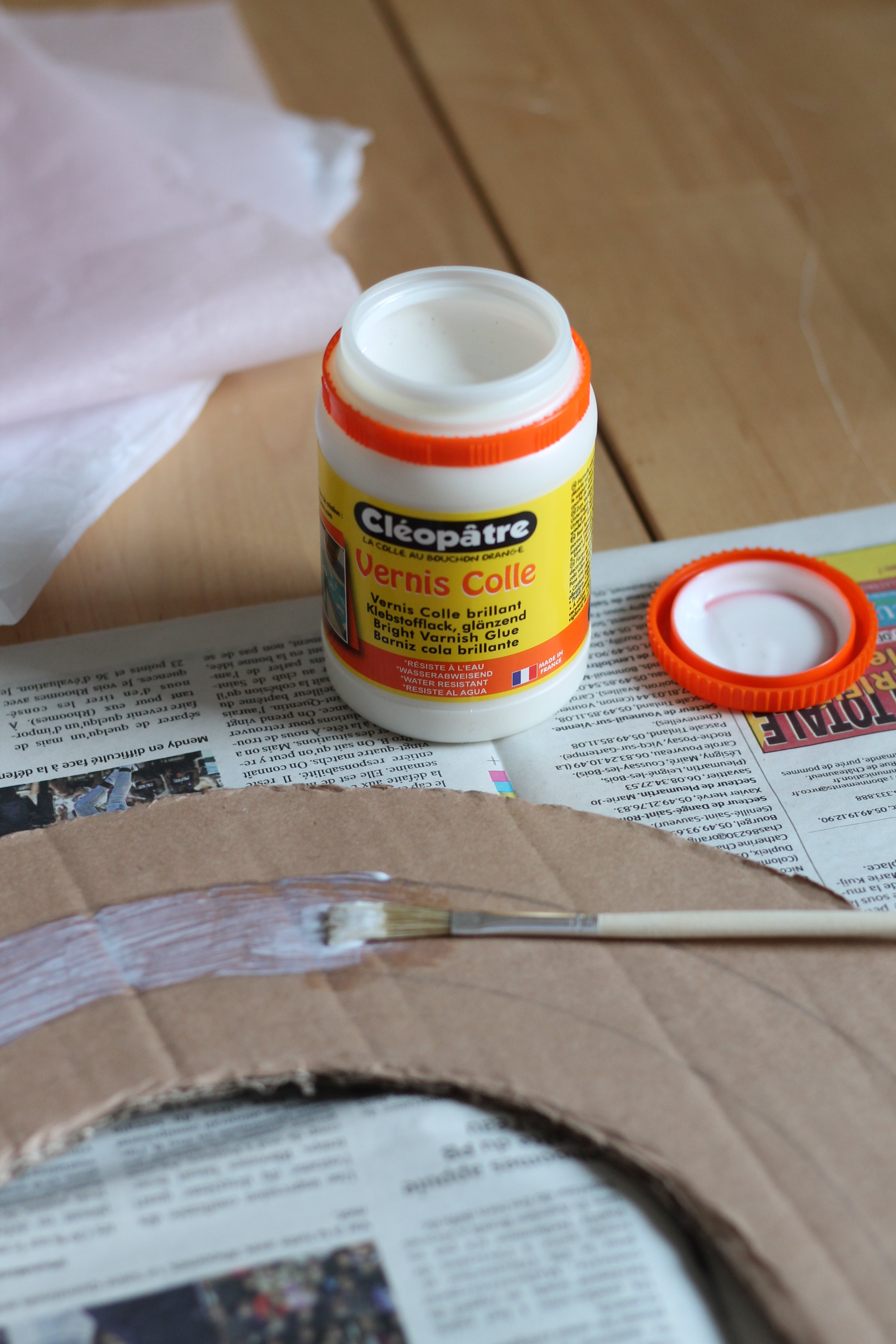 Vernis Colle Brillant