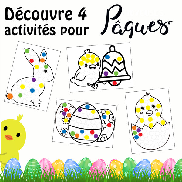 Lot de 6 P'tits Tampons Gouache 50ml