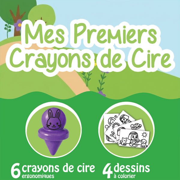 Mes premiers crayons de cire