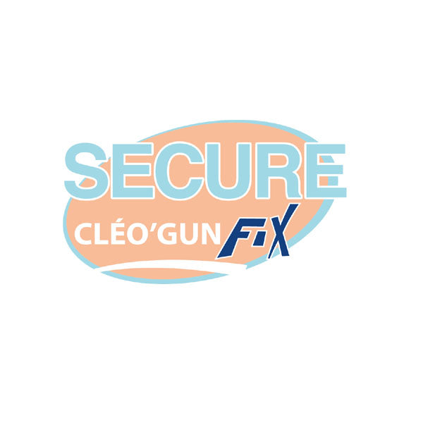 PACK DÉCOUVERTE Pistolet Cléo'GUN FIX SECURE + station + 10 bâtons recharges + 2 pinces