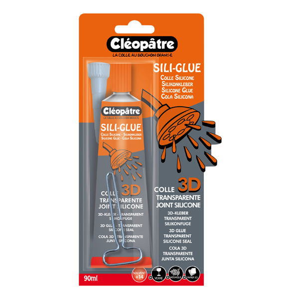 Sili-glue colle silicone en 75g avec embout de précision