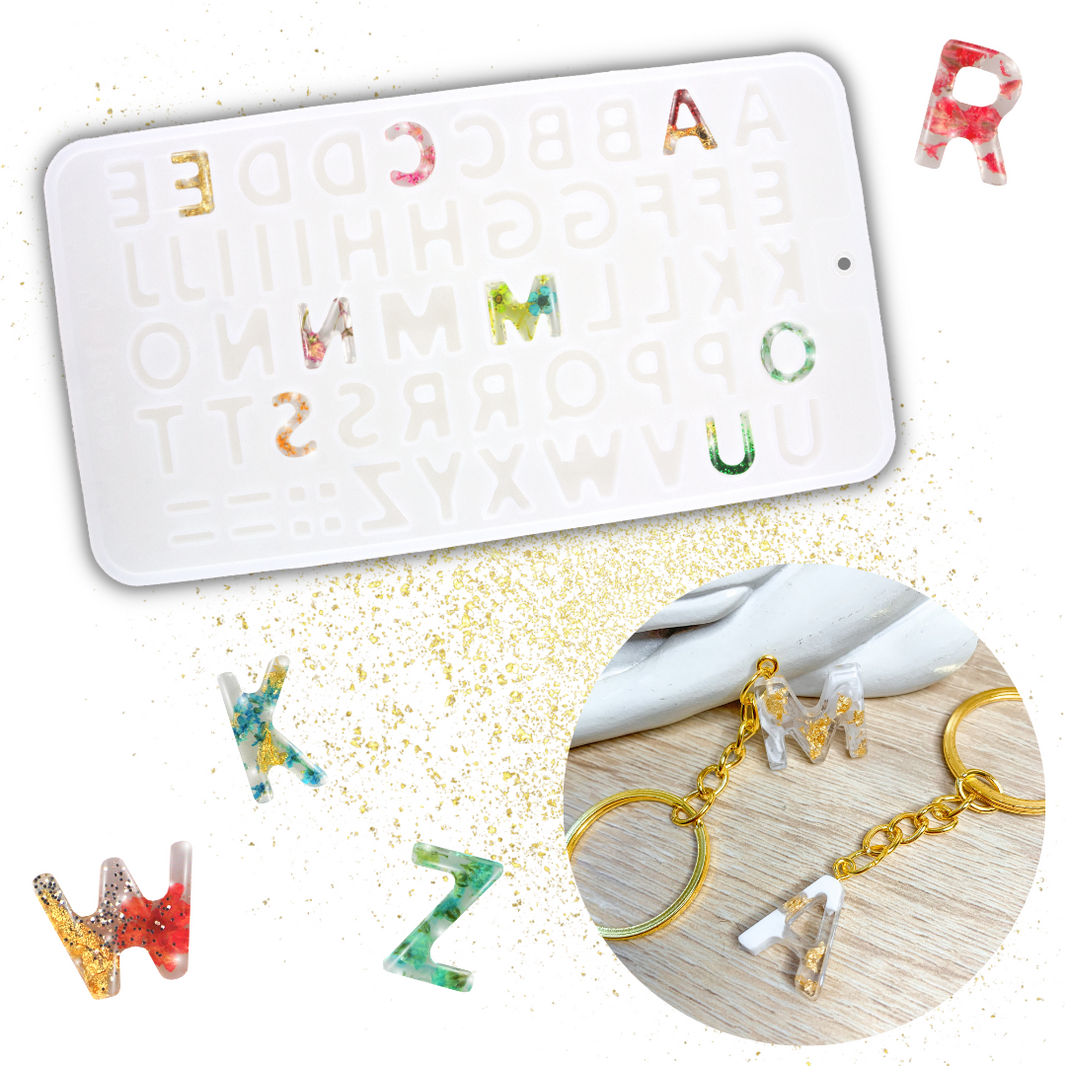 Moule résine alphabet