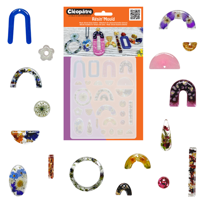 Moule résine bijoux bohème