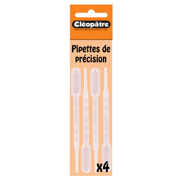 Lot de 4 pipettes de précision