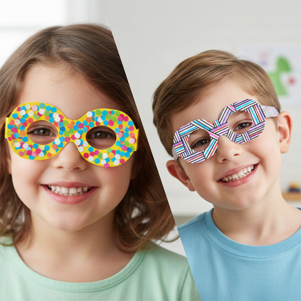 24 paires de lunettes Photobooth à décorer et personnaliser