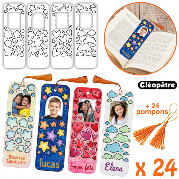 24 marque-pages à décorer et personnaliser