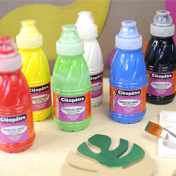 Lot de 5 peintures acryliques Nacrée en 250 ml