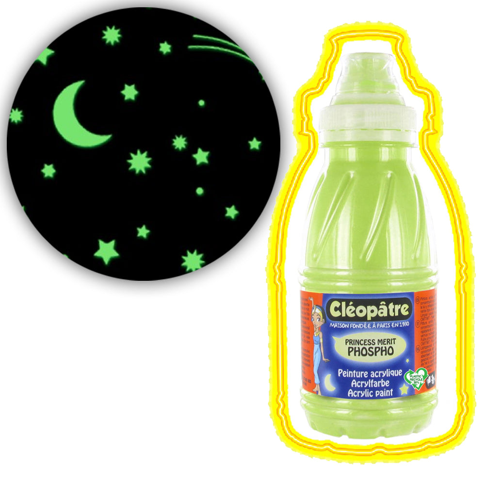 Peinture acrylique Phosphorescente Princess Mérit 250ml
