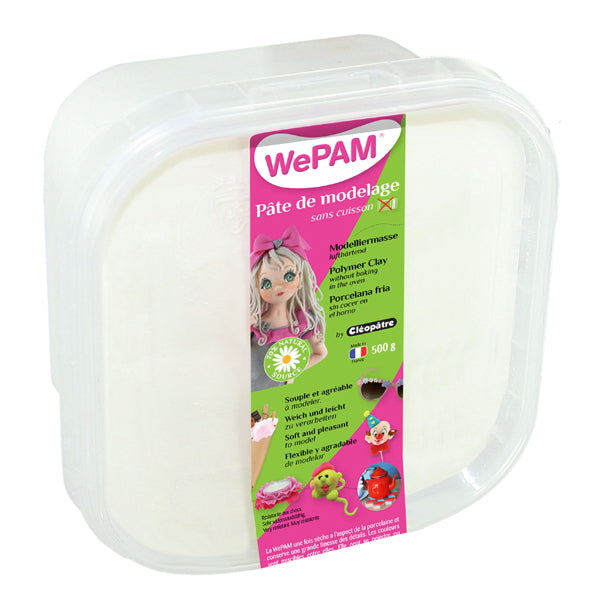 WePAM BLANC Pâte de modelage 500 ml