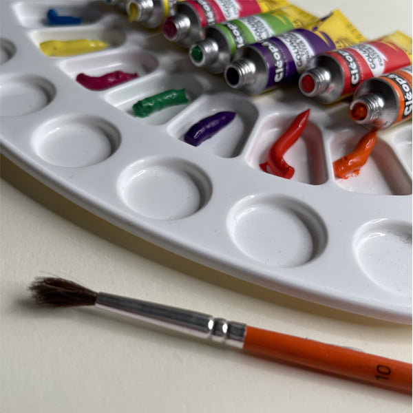 Blister de tubes de Peinture Gouache de 10 ml