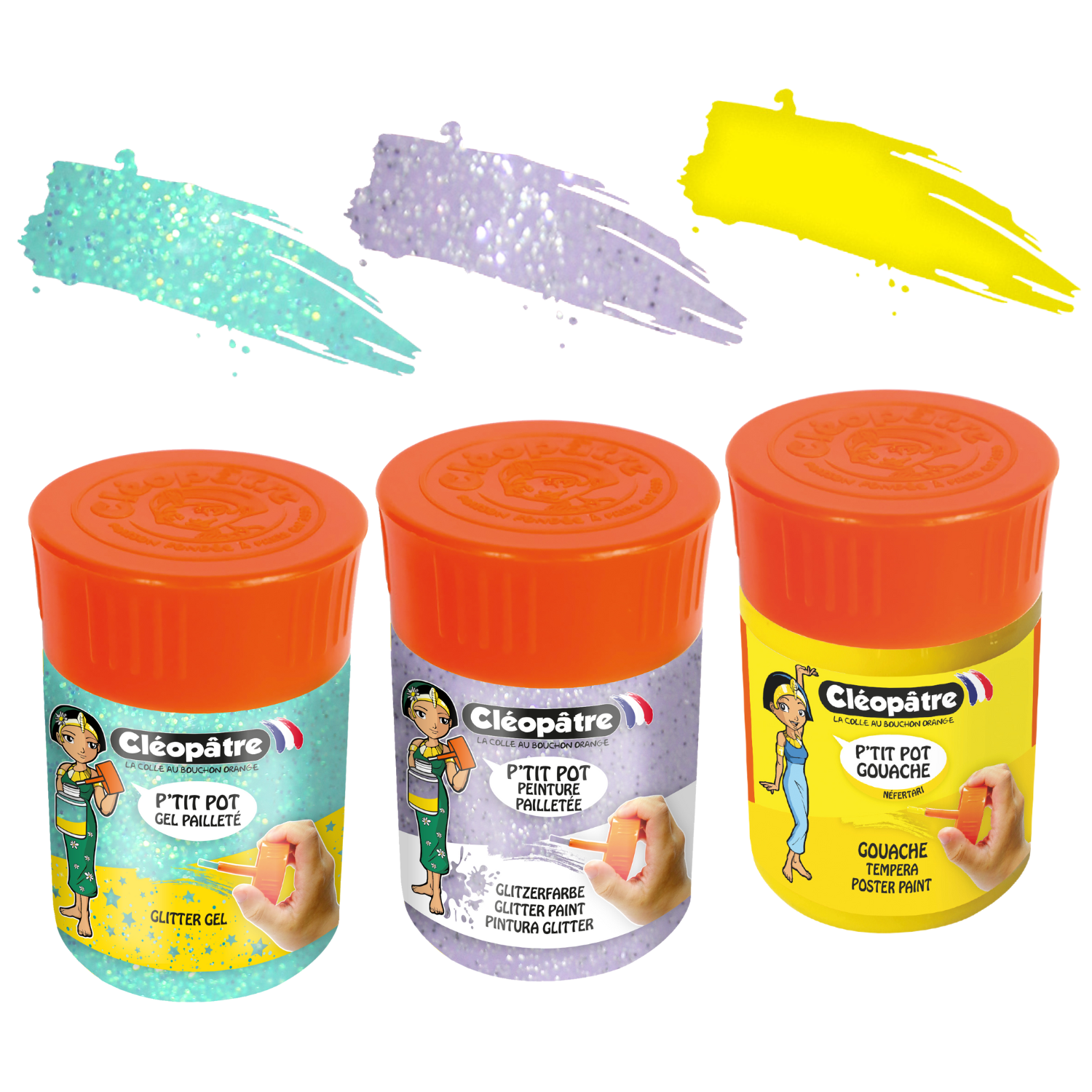 Ma Trousse Créative Printemps, 6 suspensions de Printemps en carton Épais à décorer + 3 p'tits pots + 1 planche de gommettes