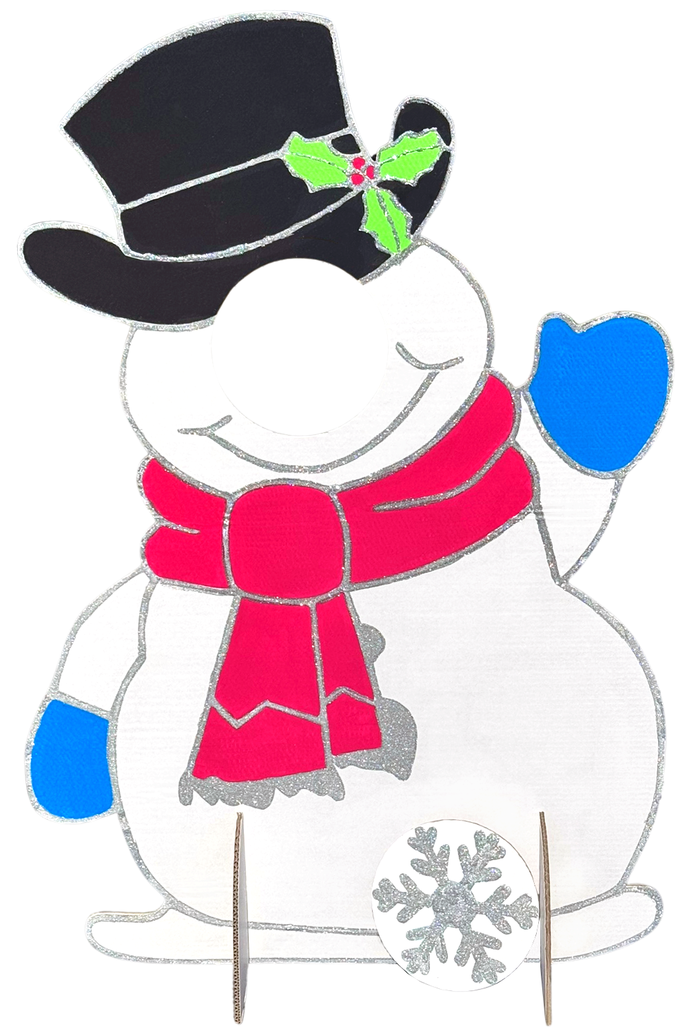 Photobooth Bonhomme de Neige à décorer
