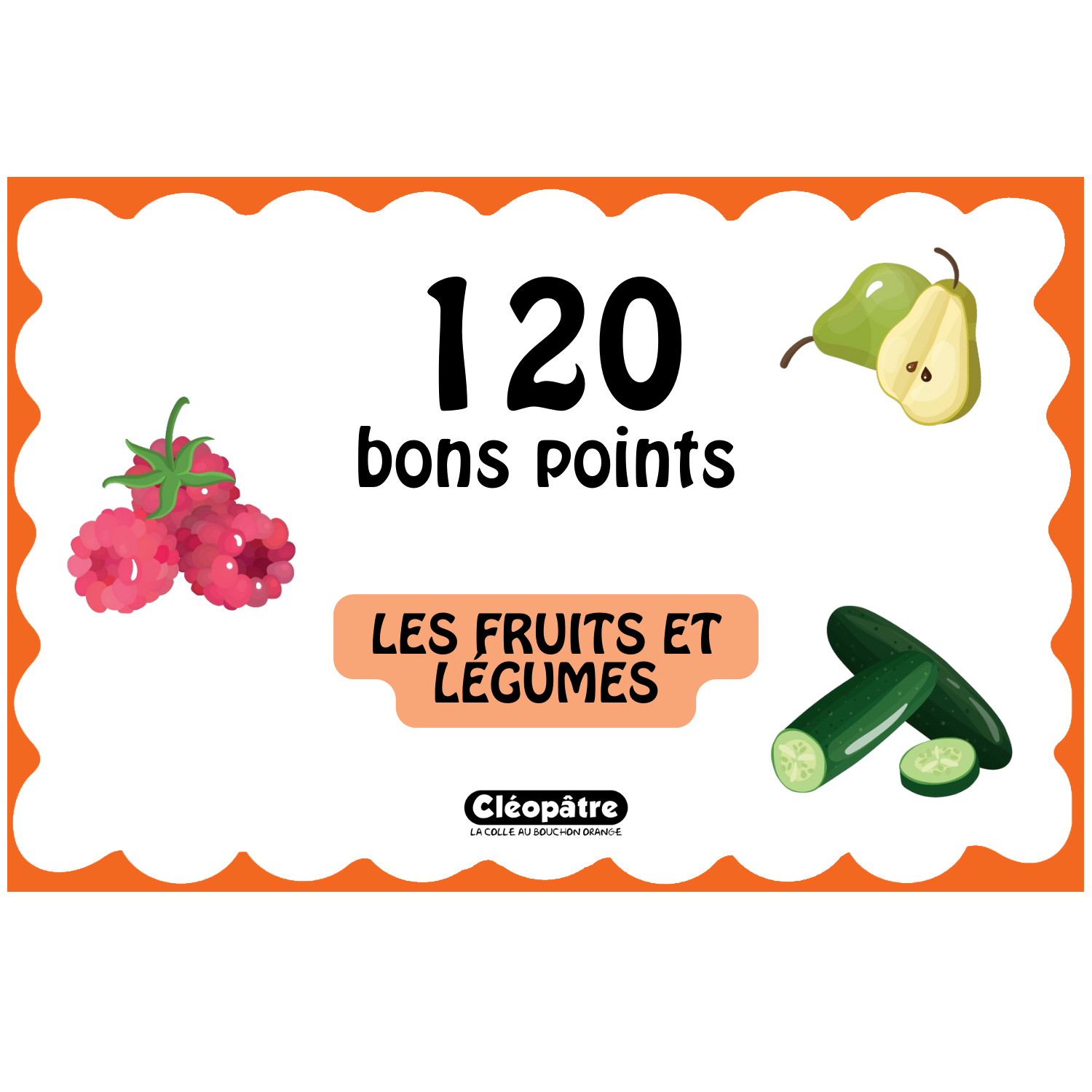 Lot de 120 petites images bons points