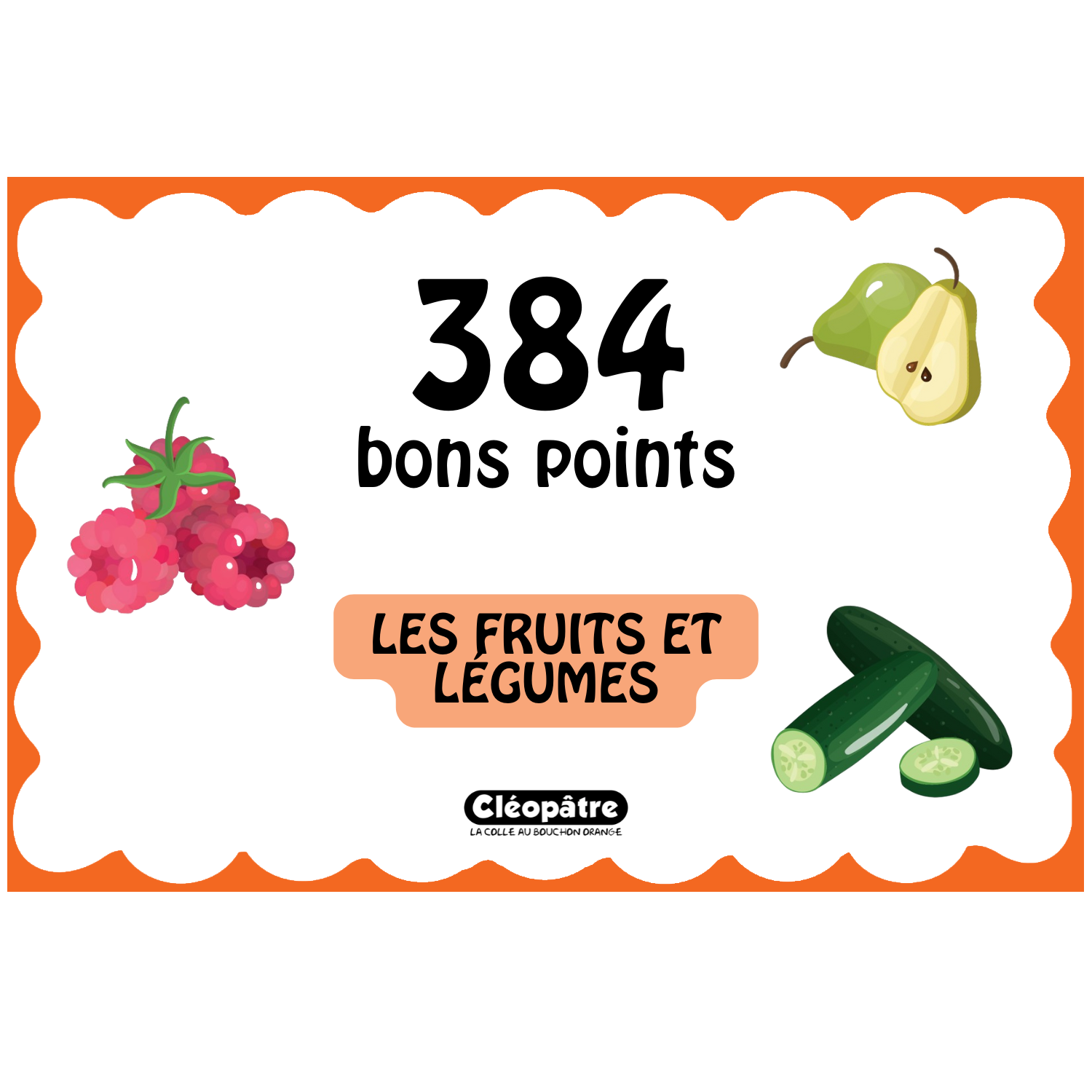 Lot de 384 petites images bons points