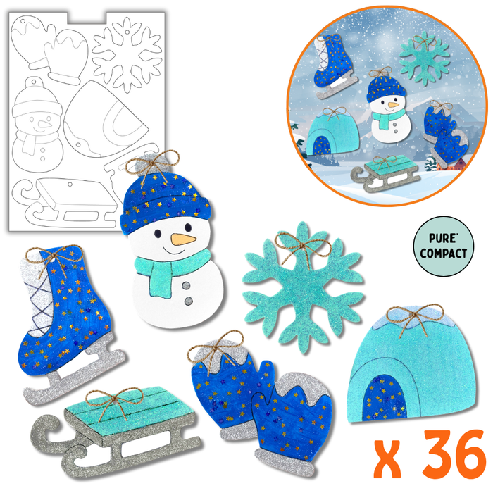 Mes 36 suspensions Noël Féérique à décorer en Pure’Compact