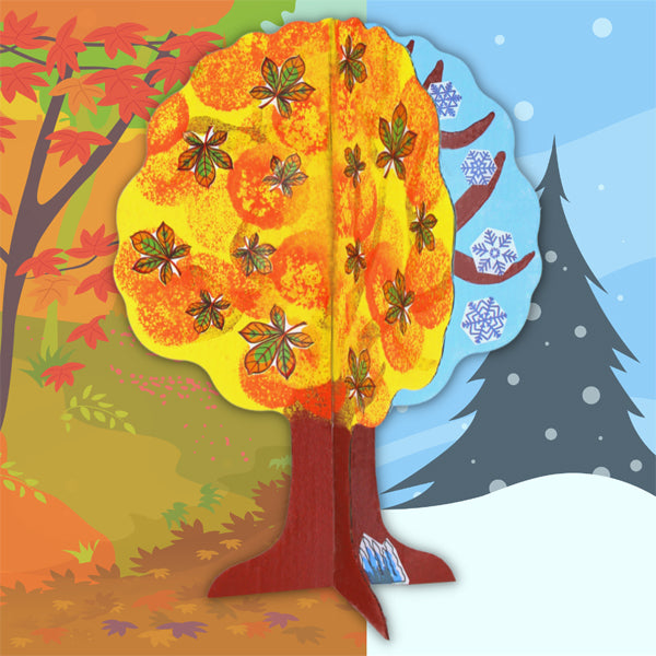 Arbres en carton à décorer