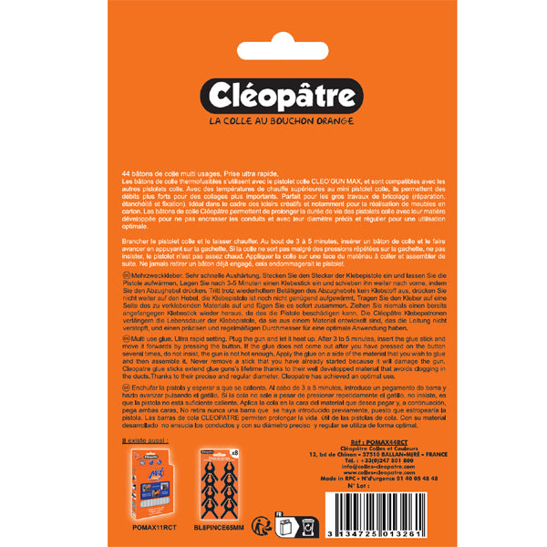 Boîte de bâtons de colle Cléo'STICK MAX