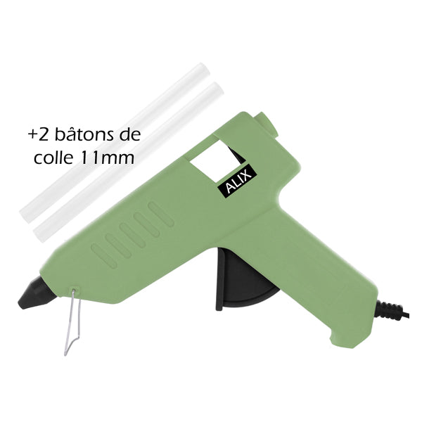 Glue Gun, Maxi Pistolet Colle ALIX + 2 recharges 11mm
