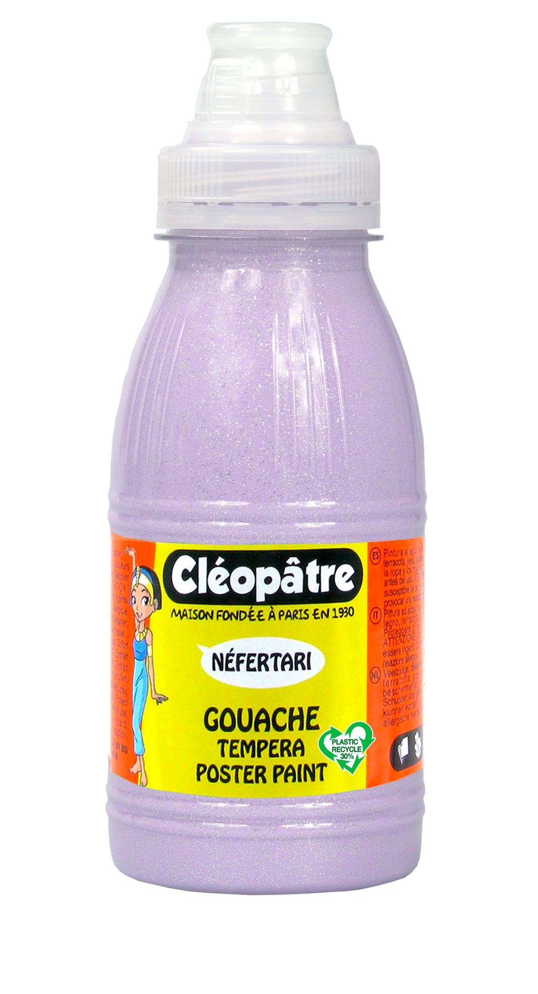 Peinture Pailletée Pastel Pêche en 250 ml