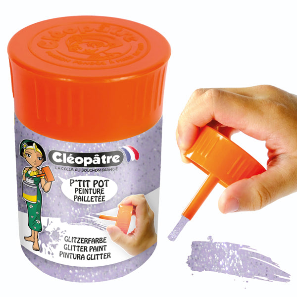 Petit pot de Peinture Pailletée Pastel 50ml