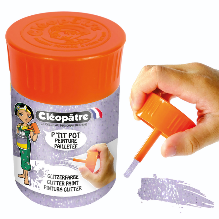 Petit pot de Peinture Pailletée Pastel 50ml