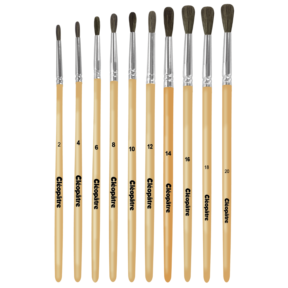 Pinceau petit gris Mélange Cléopâtre